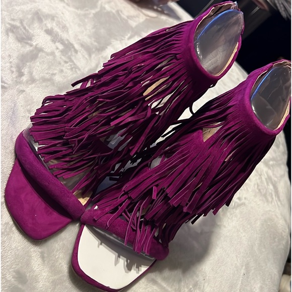 Steve Madden Fringe Heels - Picture 2 of 9